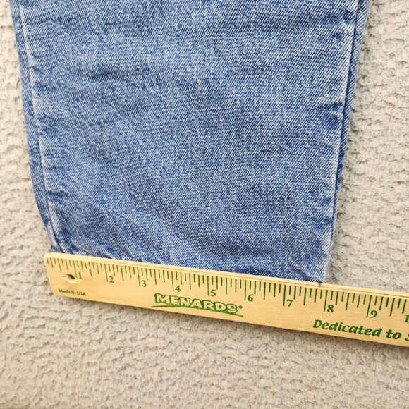 LL Bean Double L Relaxed Fit Women's 16R Jeans Blue Denim Warm Fleece Lined - Picture 8 of 11